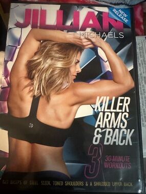 Jillian Michaels "Killer Arms & Back" Workout DVD - Black